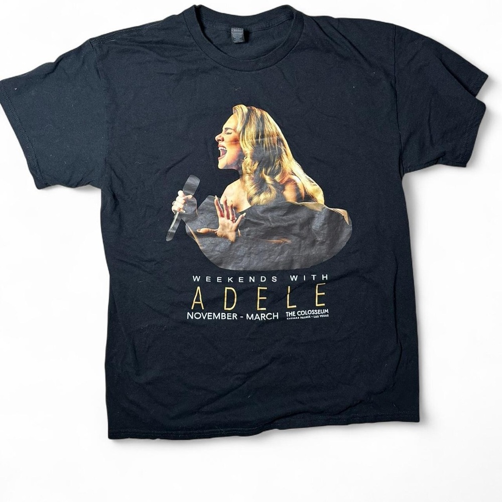 Adele Weekends With Adele Las Vegas Tour T-Shirt Size L